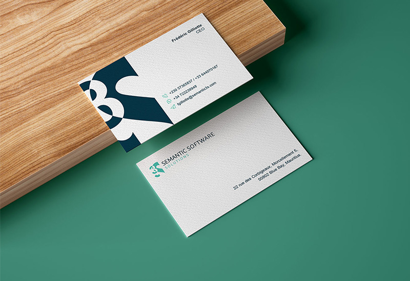 business card design mauritius