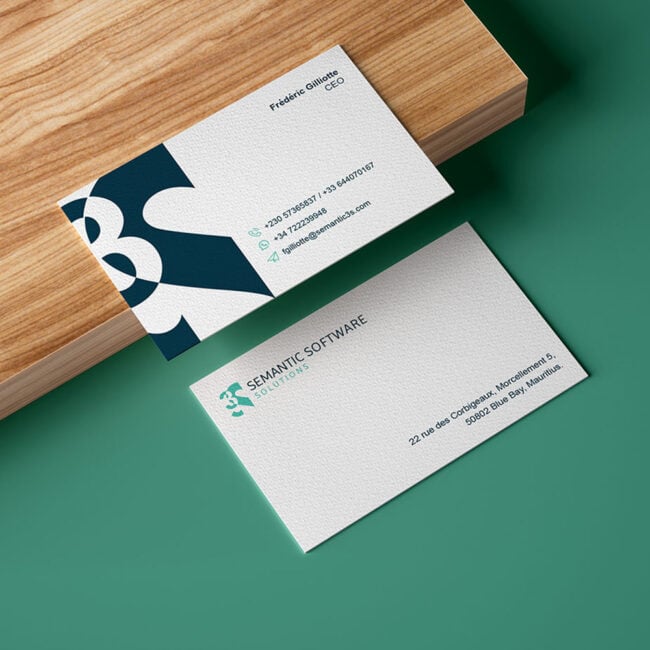Business card design mauritius