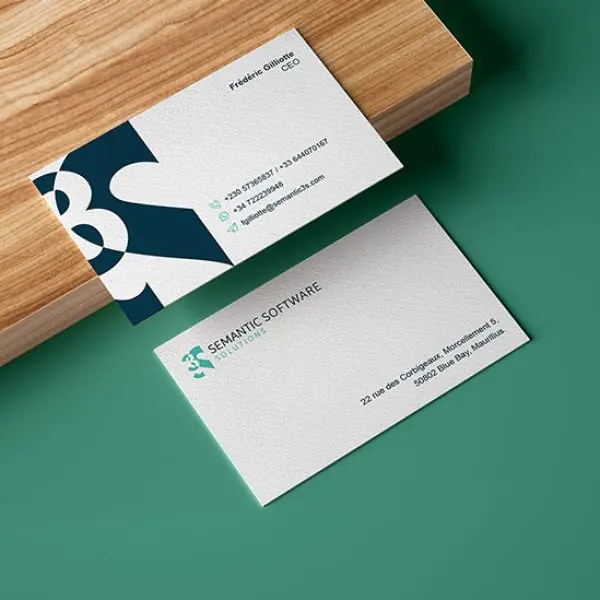 business card design mauritius